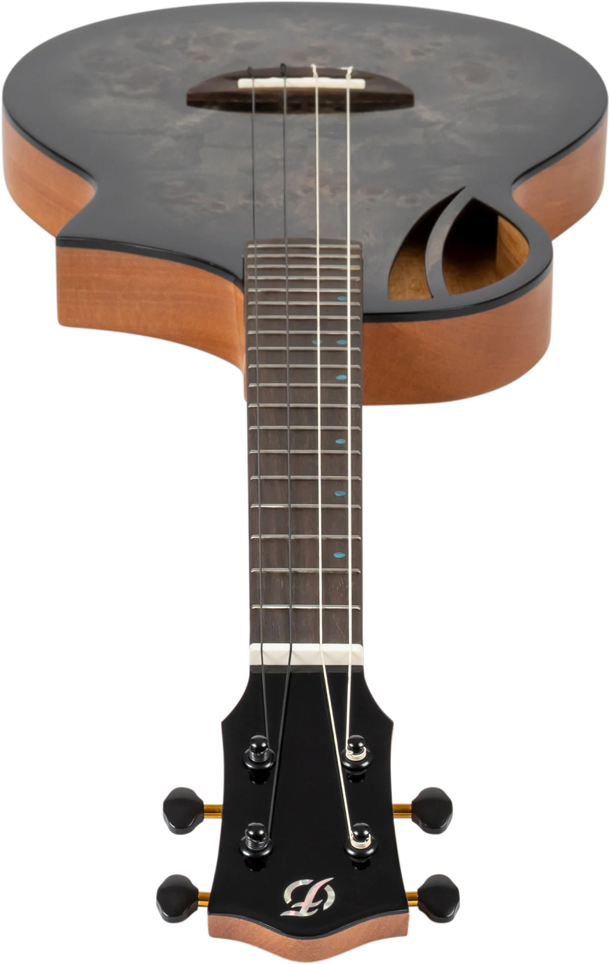 Aviator Galaxy Baritone Ukulele Brown Galaxy Burst CE